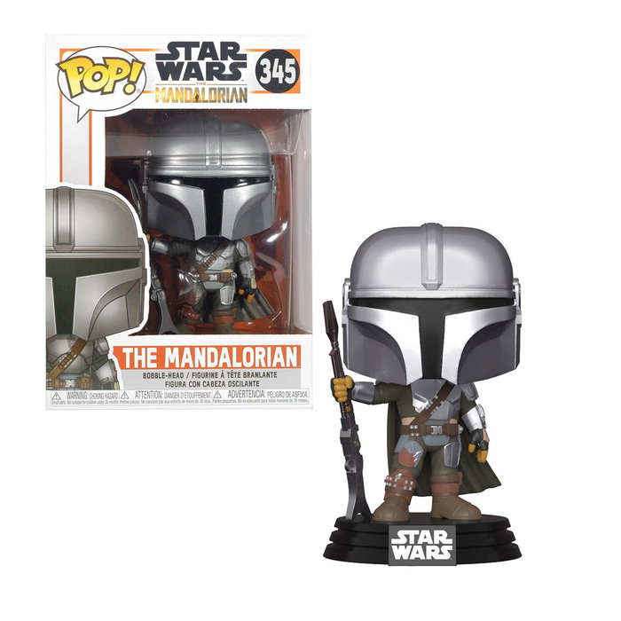 Funko Pop Figure Vinyle The Mandalorian 45545 Star Wars - Figurine de Collection 9 cm avec Boîte à Fenêtre