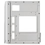Mars Gaming Boîtier PC Compact Micro-ATX MC-S1 Blanc, Fenêtre Latérale, Ventilateur ARGB