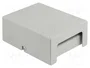 DELOCK Panneau de brassage Keystone 4 ports gris