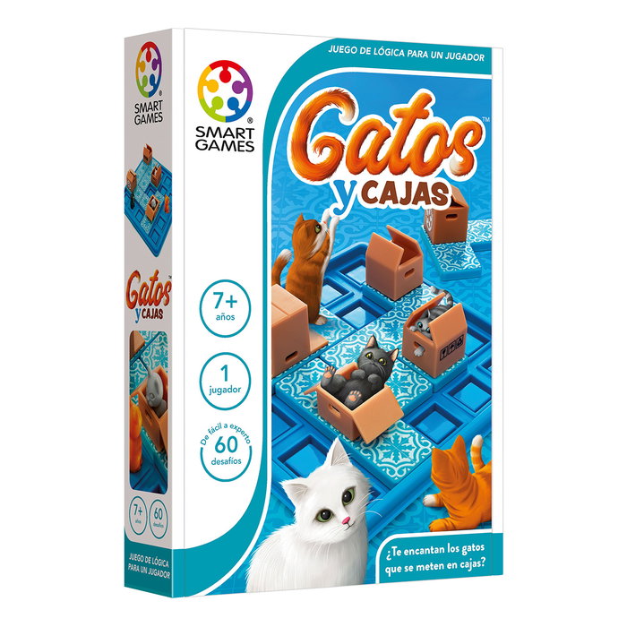 Smart Games Gatos Y Cajas SG450Es Jeu de Réflexion et Logique Enfants Adultes