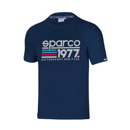 Sparco T-Shirt 1977 S01329BM4XL Taille XL Bleu