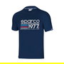Sparco T-Shirt 1977 S01329BM4XL Taille XL Bleu