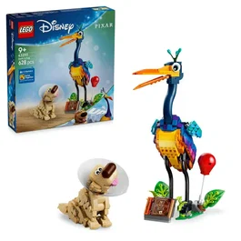 LEGO Disney et Pixar 43290 Figurine de Construction Kevin et Doug - Personnage Oiseau avec Socle et Accessoires - 9 ans et plus