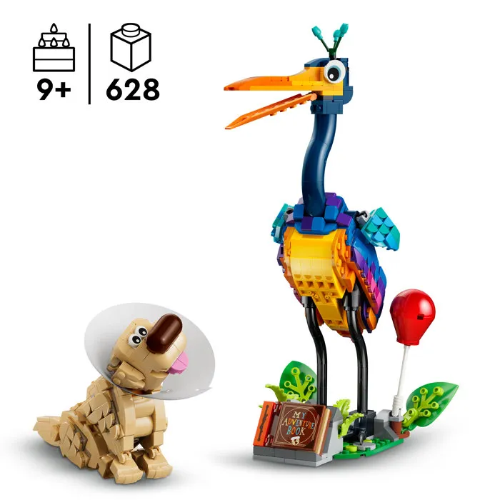 LEGO Disney et Pixar Kevin et Dug - Figurine d'Oiseau et Chien à Construire avec Accessoires LEGO Disney et Pixar Kevin et Dug - Figurine d'Oiseau et Chien à Construire avec Accessoires