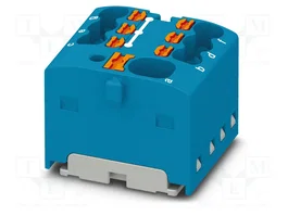 PHOENIX CONTACT PTFIX 4/6X1,5 BU Connecteur pour rail bleu