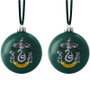 SD TOYS Boule de Noël Slytherin Harry Potter - Décoration en plastique avec diamètre d'environ 8 cm