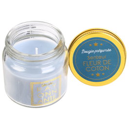 The Candle Factory Mini Tarro avec bougie parfumée fleur de coton