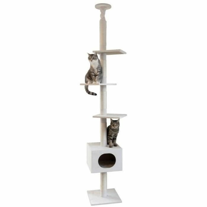 Kerbl Arbre à chat Ferdi Blanc Sisal