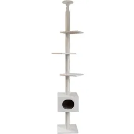 Kerbl Arbre à Chat Ferdi Blanc en Sisal - 38 x 38 x 240-260 cm