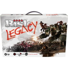 Hasbro Juego mesa Legacy Risk en espagnol - Jeu de société de stratégie pour adultes avec plateau, cartes, figurines et dés