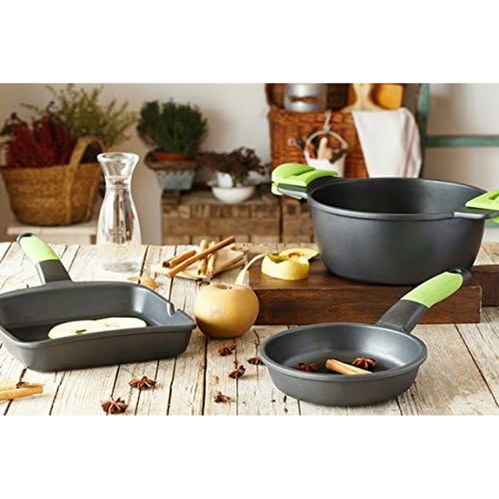 Plancha grill BRA A121459 Noir Métal Aluminium Ø 28 cm