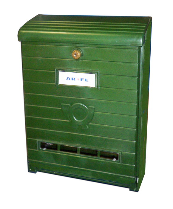 ARFE 1060/5 Boîte aux lettres avec porte-revues vert et vert ARFE 1060/5 Boîte aux lettres avec porte-revues vert et vert