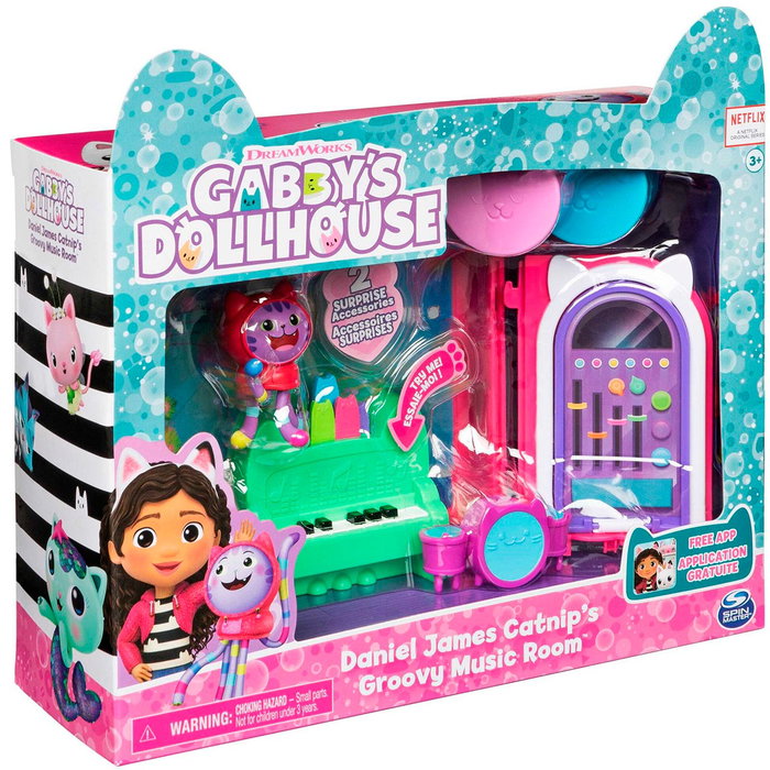 Spin Master Maison de Poupées Gabby Salle de Musique DJ Capucha 6065830 +3 Ans Spin Master Maison de Poupées Gabby Salle de Musique DJ Capucha 6065830 +3 Ans