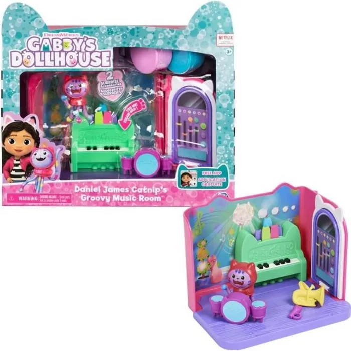 Spin Master Gabby et la Maison Magique - Coffret Salle de Musique de DJ Miaou Spin Master Gabby et la Maison Magique - Coffret Salle de Musique de DJ Miaou