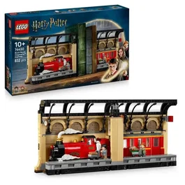 Lego Harry Potter 76450 Book Nook - Le Poudlard Express, Jeu de Construction Décoration Magique avec 4 Personnages, Cadeau Enfants dès 10 Ans