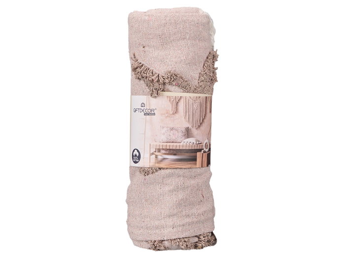GIFTDECOR Article multiusage brodé Gris 125 x 150 cm GIFTDECOR Article multiusage brodé Gris 125 x 150 cm
