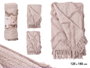 GIFTDECOR Article multiusage brodé Gris 125 x 150 cm
