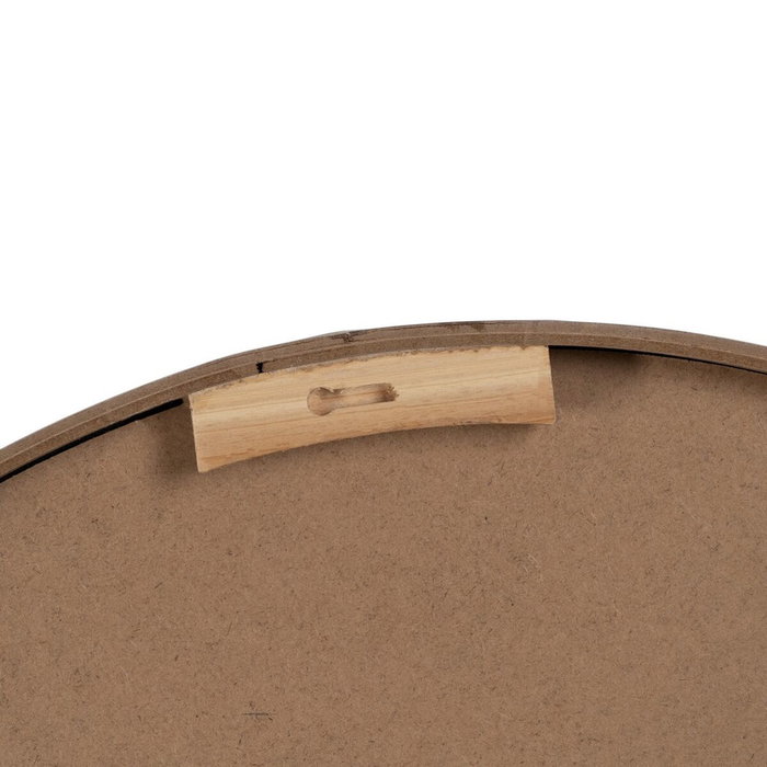 BigBuy Home Horloge Murale Blanc Naturel Bois Verre 76 x 76 x 6 cm BigBuy Home Horloge Murale Blanc Naturel Bois Verre 76 x 76 x 6 cm