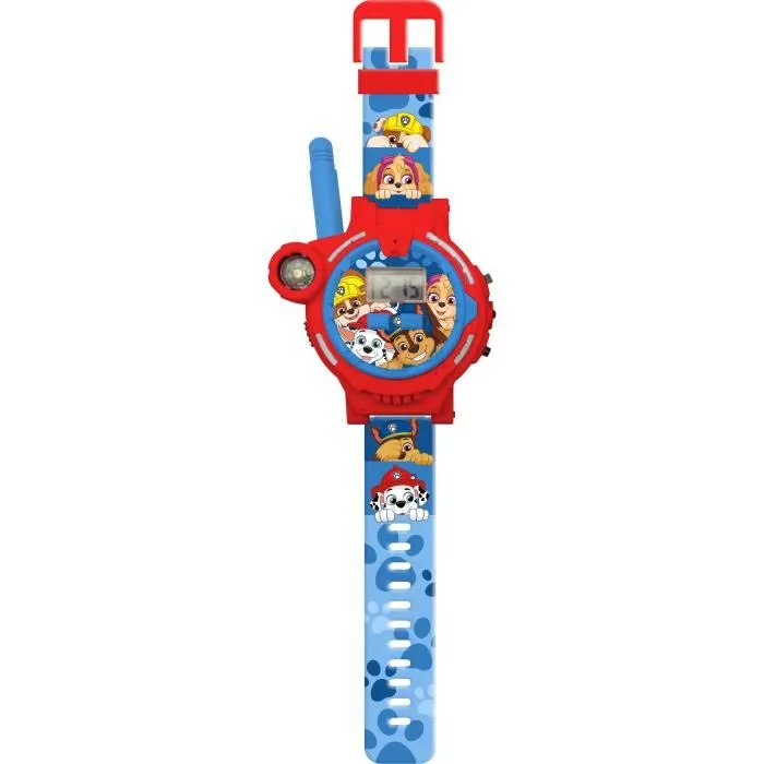 Kids Licensing PW19911 - Montre 2 en 1 Talkie Walkie Paw Patrol avec Boussole, Chronomètre et Date - Jouet Enfant