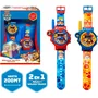 Kids Licensing PW19911 - Montre 2 en 1 Talkie Walkie Paw Patrol avec Boussole, Chronomètre et Date - Jouet Enfant