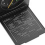 Braun BC 05 B Réveil Analogique Pliable Noir