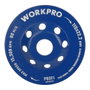 Workpro Meule tasse diamantée turbo Ø115 x 22,2 mm Profi pour béton et pierre, 13300 tr/min