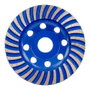 Workpro Meule tasse diamantée turbo Ø115 x 22,2 mm Profi pour béton et pierre, 13300 tr/min