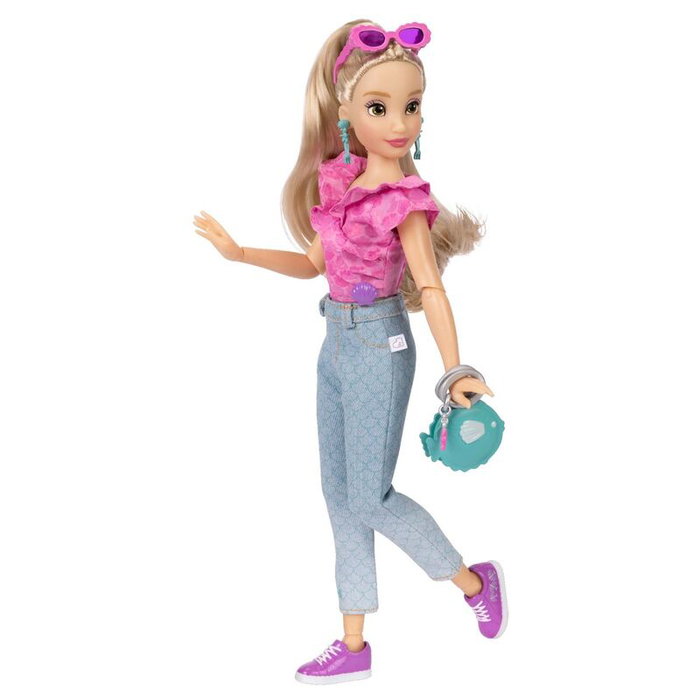 JAKKS PACIFIC - Poupée Fashion Doll Ariel La Petite Sirène Disney Il était une fois 4Ever 28cm
