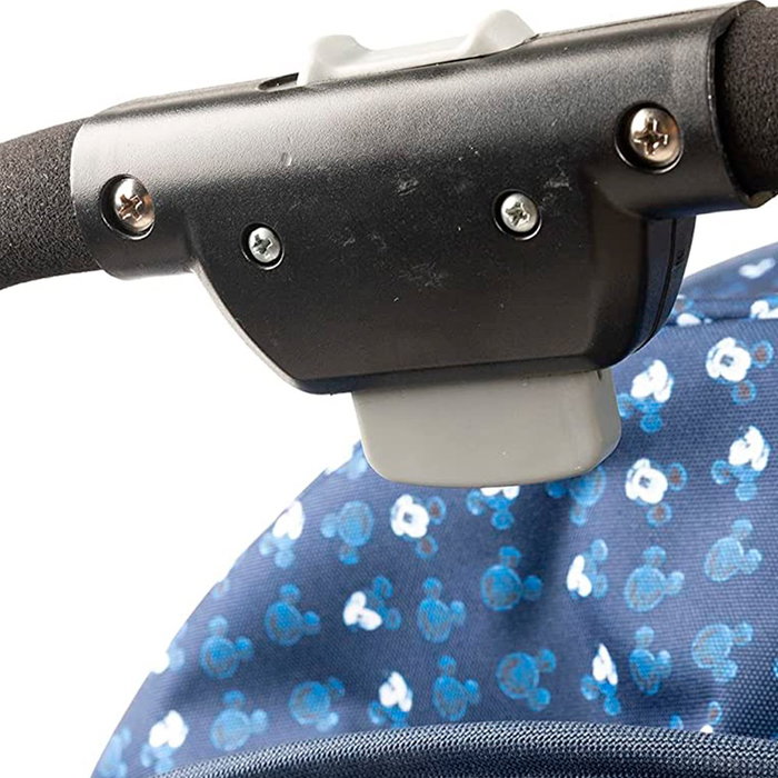 Licensing CZ10395 - Poussette bébé Mickey avec capote et fermeture à livre - Produit Licensing - Outlet