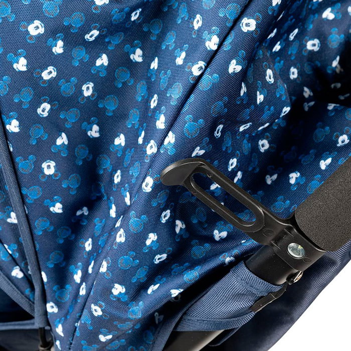 Licensing CZ10395 - Poussette bébé Mickey avec capote et fermeture à livre - Produit Licensing - Outlet