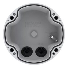 Axis TP1602-E - Boîtier arrière profond pour conduit, installation extérieure, protection IP66 et IK10, compatible avec certaines caméras AXIS P14 et Q19