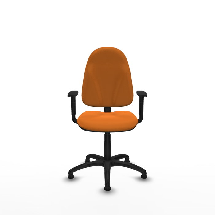 PIQUERAS Y CRESPO Chaise de bureau Algarra similicuir orange