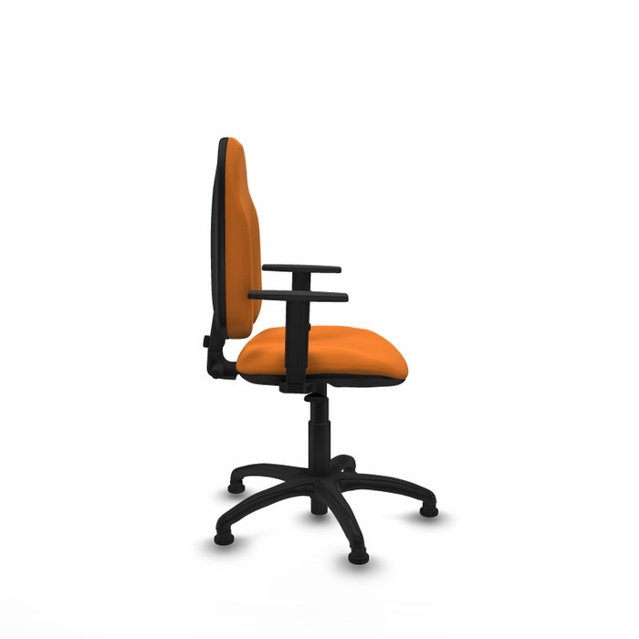 PIQUERAS Y CRESPO Chaise de bureau Algarra similicuir orange
