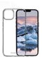 dbramante1928 Coque transparente de protection recyclée pour iPhone 14 Plus, 100% plastique recyclé, compatible charge sans fil, anti-dérapage et anti-jaunissement
