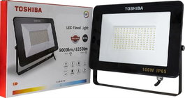 TOSHIBA Projecteur LED 100W 6500K IP65 - Noir