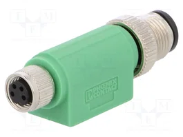 PHOENIX CONTACT Adaptateur M12 mâle droit vers M8 femelle droit, 4 broches