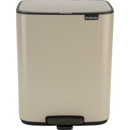 Brabantia Bo Poubelle à pédale 12 Litres Soft Beige