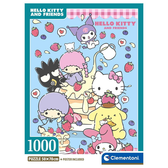 Clementoni Puzzle Hello Kitty 1000 pièces Compact Clementoni Puzzle Hello Kitty 1000 pièces Compact