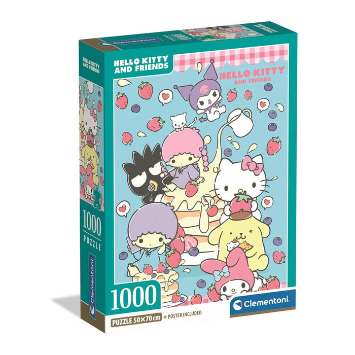 Clementoni Puzzle Hello Kitty 1000 pièces Compact Clementoni Puzzle Hello Kitty 1000 pièces Compact