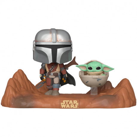 Funko Pop Star Wars The Mandalorian Figurine Vinyle Le Mandalorien et Baby Yoda Funko Pop Star Wars The Mandalorian Figurine Vinyle Le Mandalorien et Baby Yoda