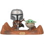 Funko Pop Star Wars The Mandalorian Figurine Vinyle Le Mandalorien et Baby Yoda