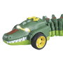 TACHAN - Jouet Voiture-Animal Cocodrilo avec Lumières et Sons, Mouvement Automatique, Roues en Caoutchouc, 6 Langues (FR/EN/ES/DE/IT/PT), À partir de 3 ans