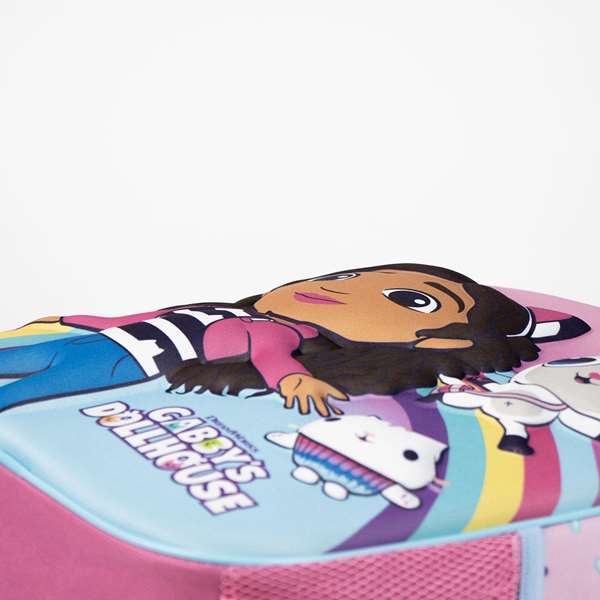 Cerdá Mochila Infantil 3D Gabby's Dollhouse 8.0 x 32.0 x 26.0 cm - Rose - À partir de 3 ans Cerdá Mochila Infantil 3D Gabby's Dollhouse 8.0 x 32.0 x 26.0 cm - Rose - À partir de 3 ans
