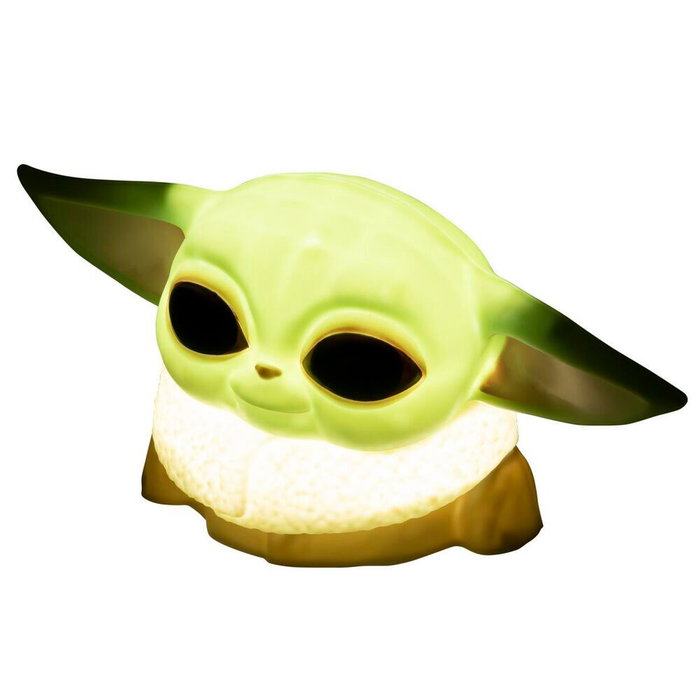 PALADONE Lampe 3D Yoda The Child The Mandalorian Star Wars, décoration 15 cm, fonctionne avec 2 piles AAA