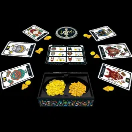 Asmodee Mascarade V2 - Jeu de stratégie pour enfant, à partir de 7 ans, 2+ joueurs, 30 min, langue française, bleu