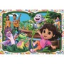 Clementoni Puzzle Maxi 104 pièces Dora pour enfants - 62 x 42 cm