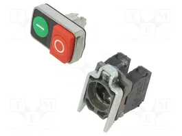 SCHNEIDER ELECTRIC Commutateur double Harmony XB4 22mm NC + NO
