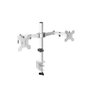 Mars Gaming MARM2W Support de moniteur double 13"-27" Blanc