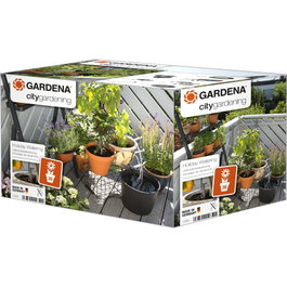 Gardena Arrosoir automatique de vacances - Kit complet programmable pour 36 plantes