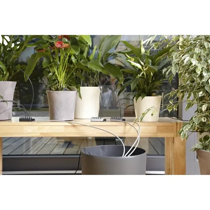 Gardena - Arrosoir automatique de vacances - Kit complet avec réservoir - Programmable pour jusqu'à 36 plantes - Autonome avec transformateur 14V